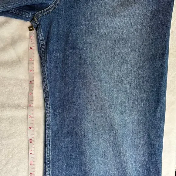 PILCRO Wide Leg Cropped Jeans, Size 29 (8) - Picture 13 of 14